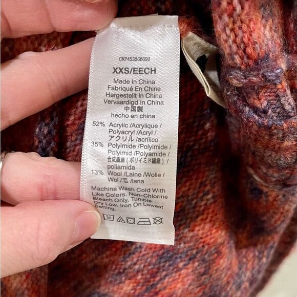 Madewell Birchmont space dye knit side button wool blend sweater - Picture 3 of 7